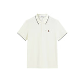 Men's Waffle Knit Cooling Embroidered Polo Shirt